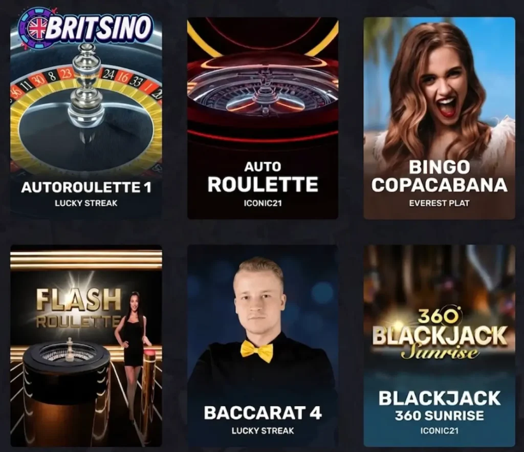 Brit Sino Table Games